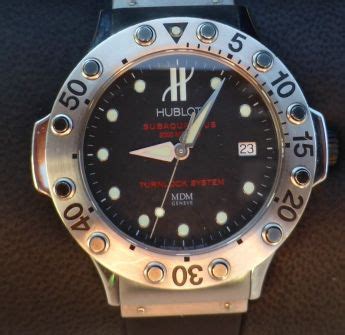 hublot subaqueous mdm|FSOT: Hublot MDM Subaqueous 2000 Meter dive watch.